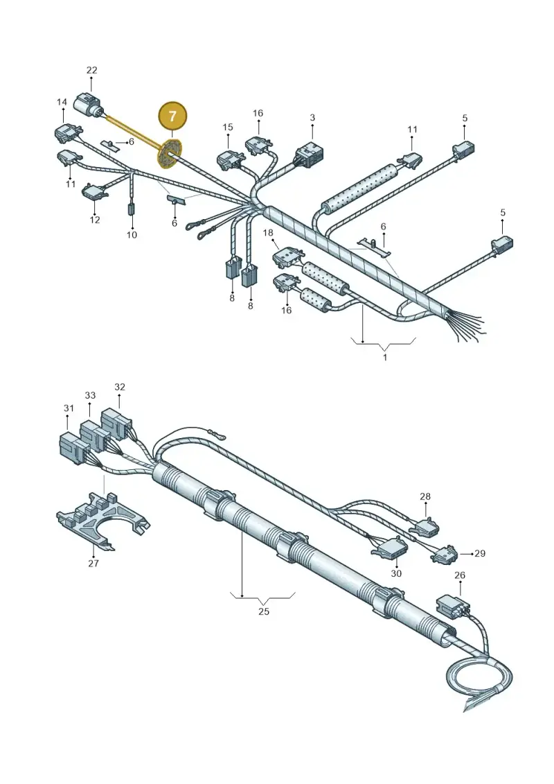 3A0971913A — Volkswagen Sharan (2008-2010) diagram 245972850, position 7