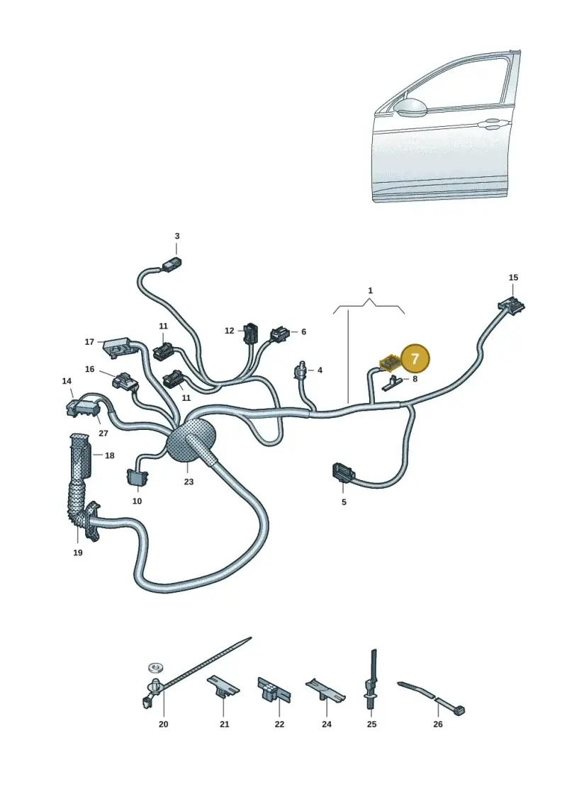 3AA972714 — Volkswagen ID.4 Pro (2020-2023) diagram 10a972033, position 7