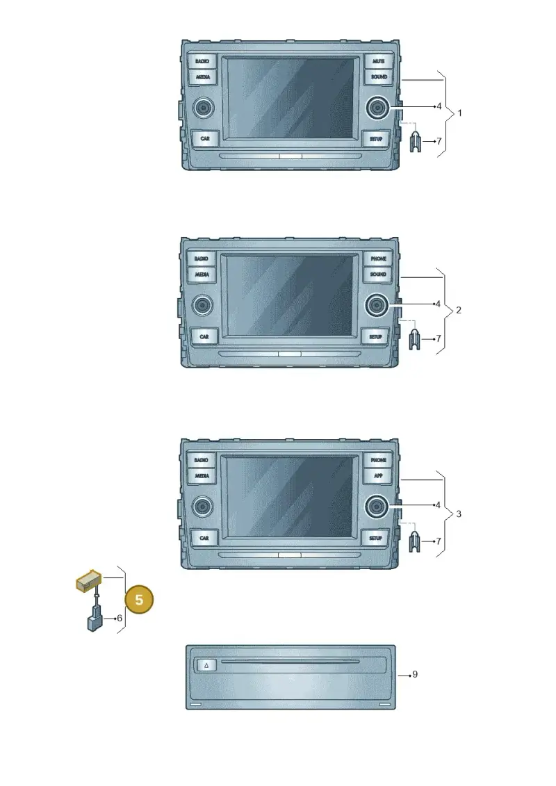 3B0035711B — Volkswagen T-Cross 1,0 (2018-2024) diagram 827035000, position 5