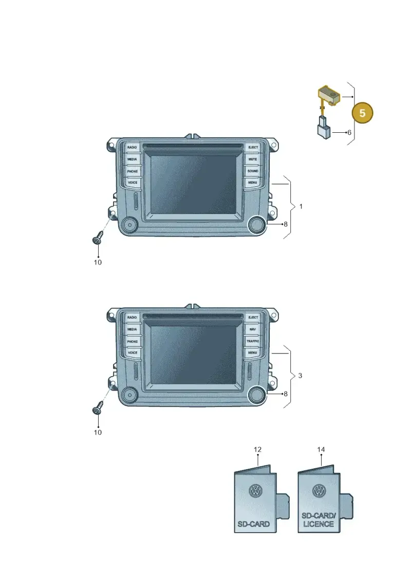 3B0035711B — Volkswagen Amarok twin cab (2022-) diagram 863035030, position 5