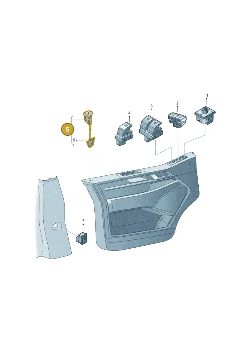3B0919238C — Volkswagen Single-cab transp. (2015-2019) diagram 862959060, position 5