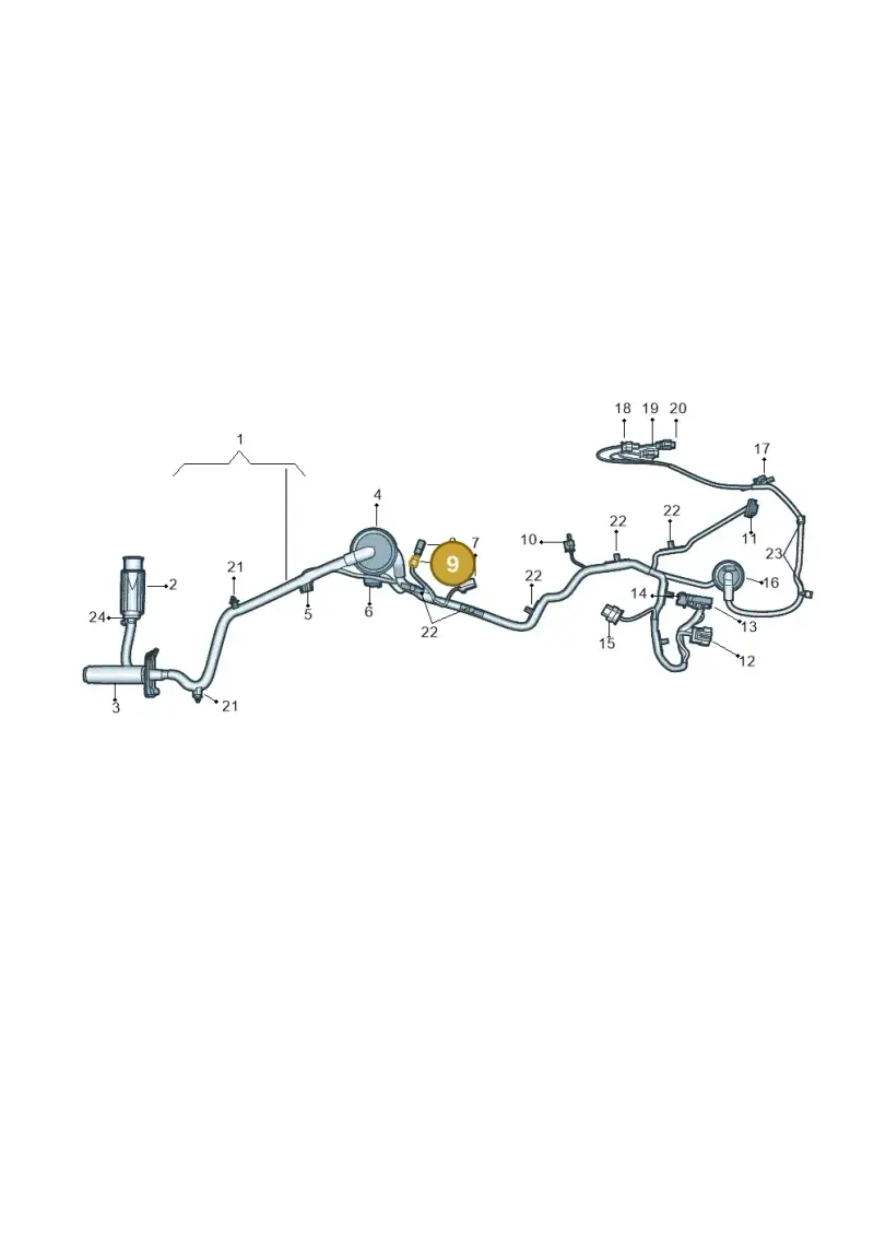 3B0971790 — Audi A8 (2017-2025) diagram 838972330, position 9