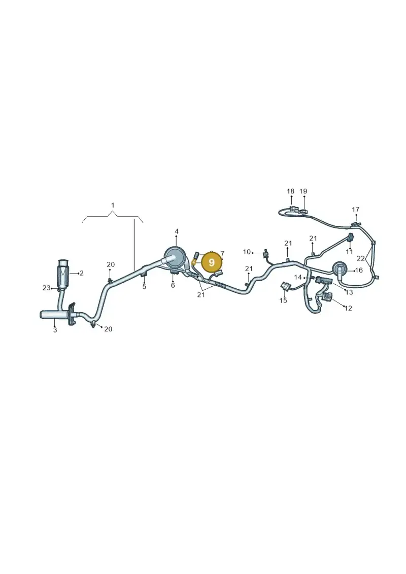 3B0971790 — Audi A8 (2017-2025) diagram 838972350, position 9