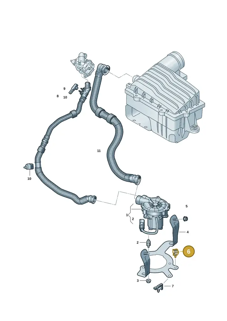 3B0971848B — Volkswagen Multivan (2021-) diagram 7t0131020, position 6