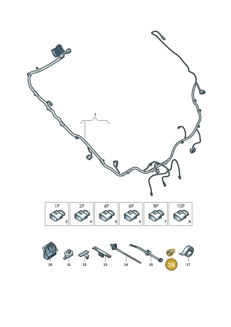 3B0972742B — SEAT CUPRA Tavascan (2023-) diagram 20h972080, position 16