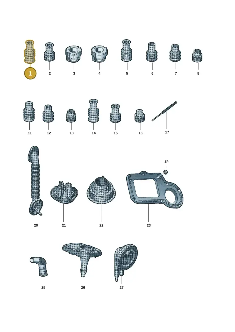 3B0972742B — Audi Q6 e-tron (2023-2025) diagram f5s971815, position 1