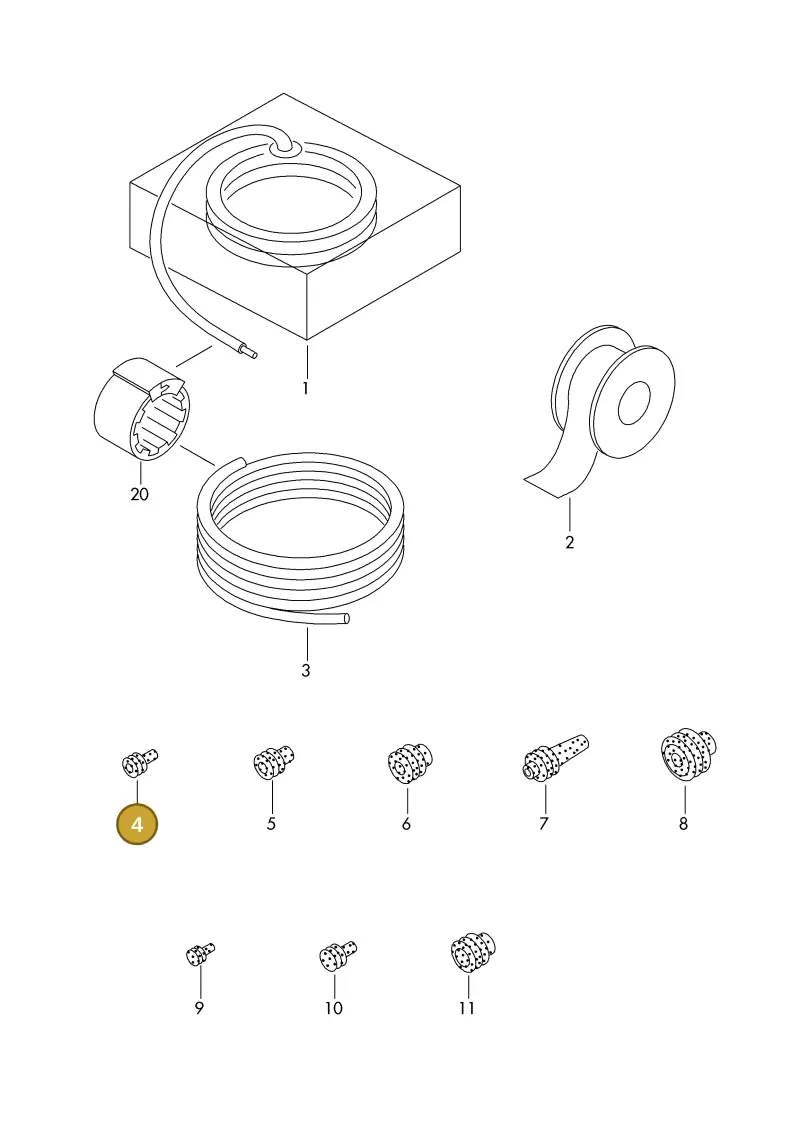 3B0972742C — SEAT 1J0 platform diagram 198979200, position 4