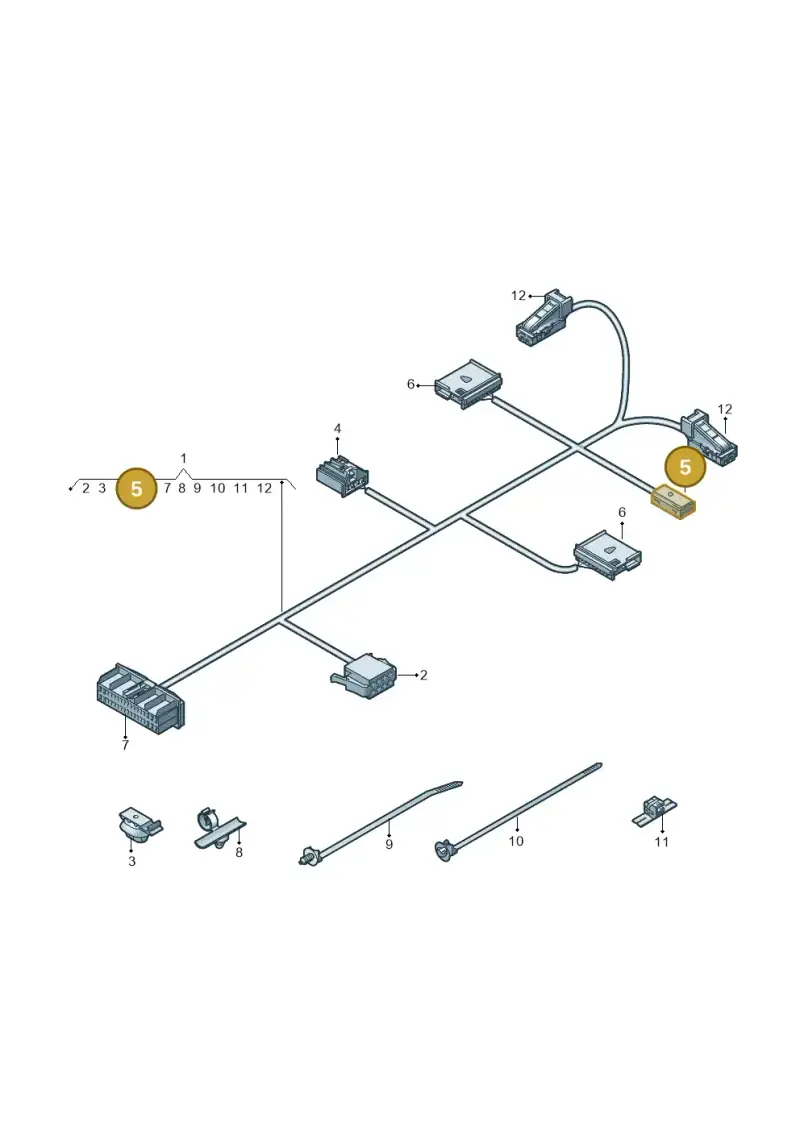 3B0973115A — Audi R8 Spyder (2015-2024) diagram 872972250, position 5