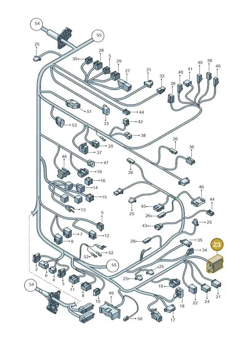 3B7035444 — SEAT Altea XL (2013-) diagram 418971840, position 23