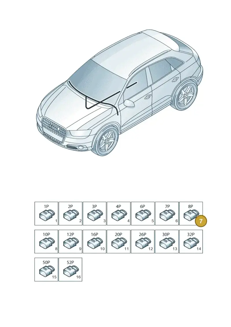 3B7035444A — Audi Q3 1.4 (2016-) diagram 728971820, position 7