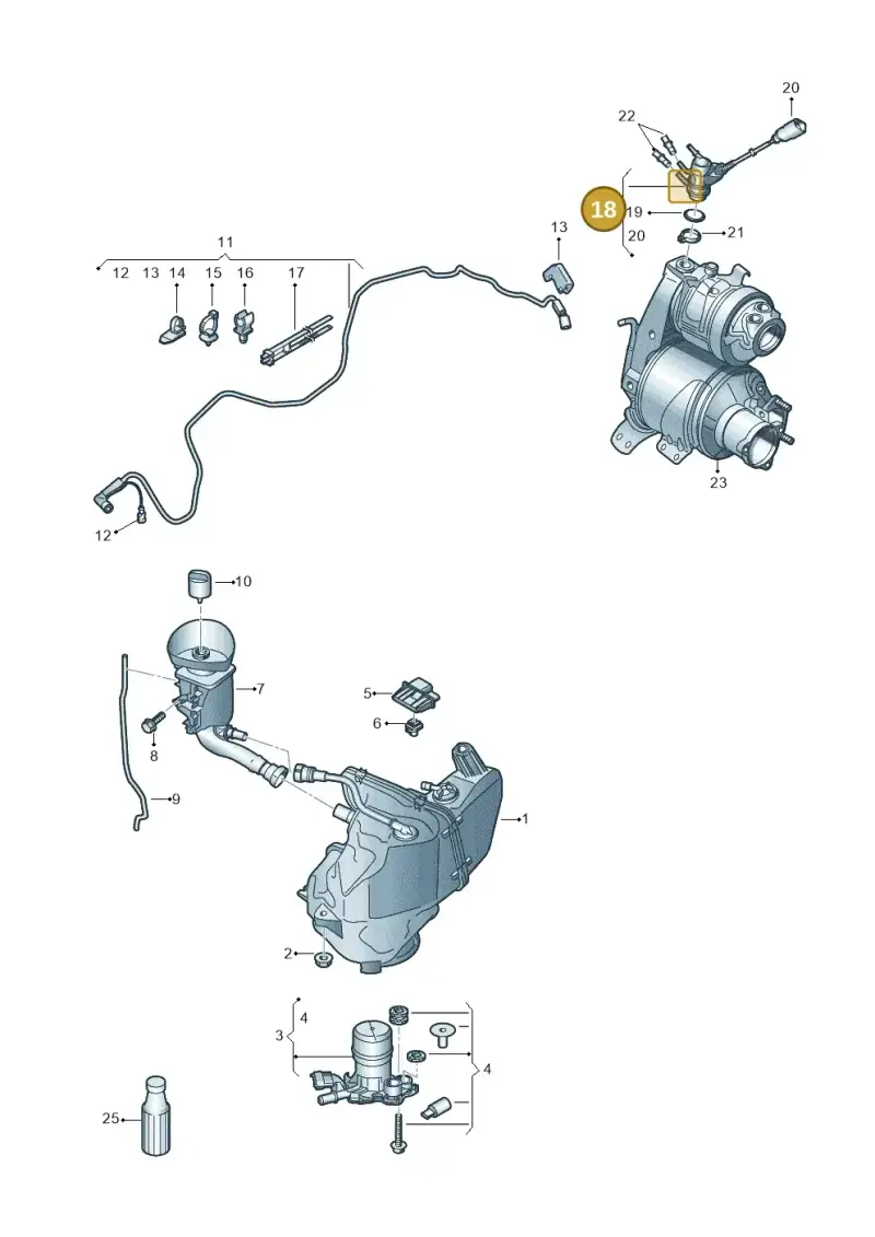 3C0131113C — Volkswagen Caddy kombi (2015-2020) diagram 866253560, position 18
