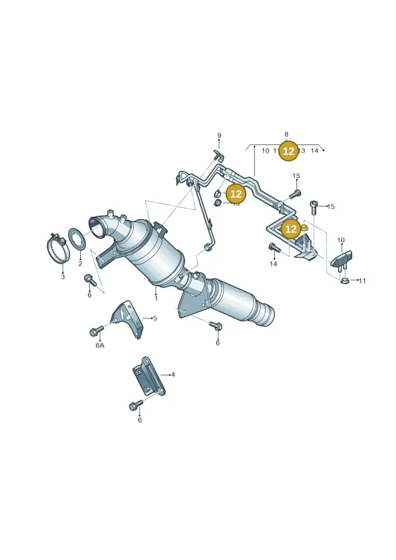 3C0131483A — Volkswagen Amarok twin cab (2022-) diagram 749253600, position 12