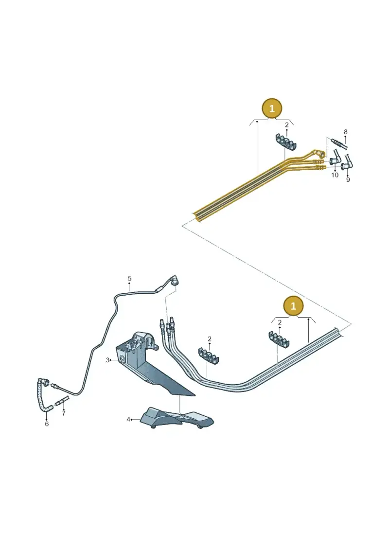 3C0200059AB — Volkswagen Passat saloon (2010-2015) diagram 702201100, position 1