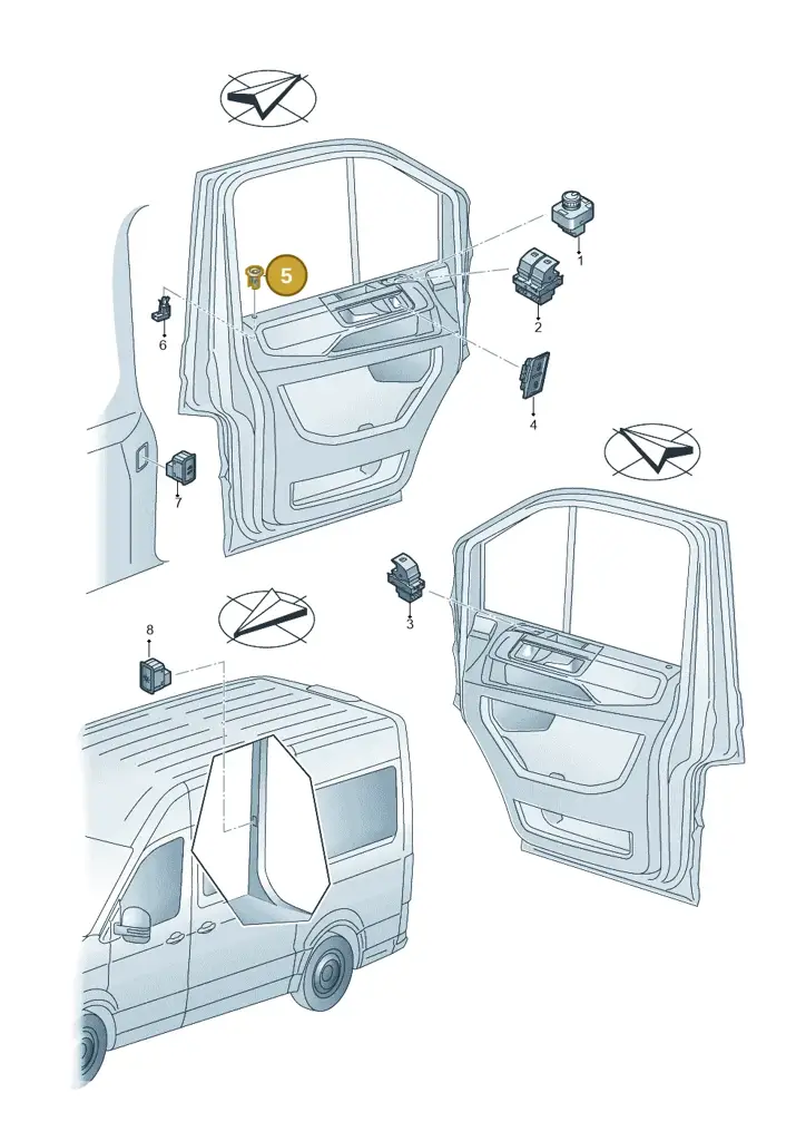3C09192429B9 — Volkswagen E-Crafter 35 (2018-2024) diagram 806959060, position 5