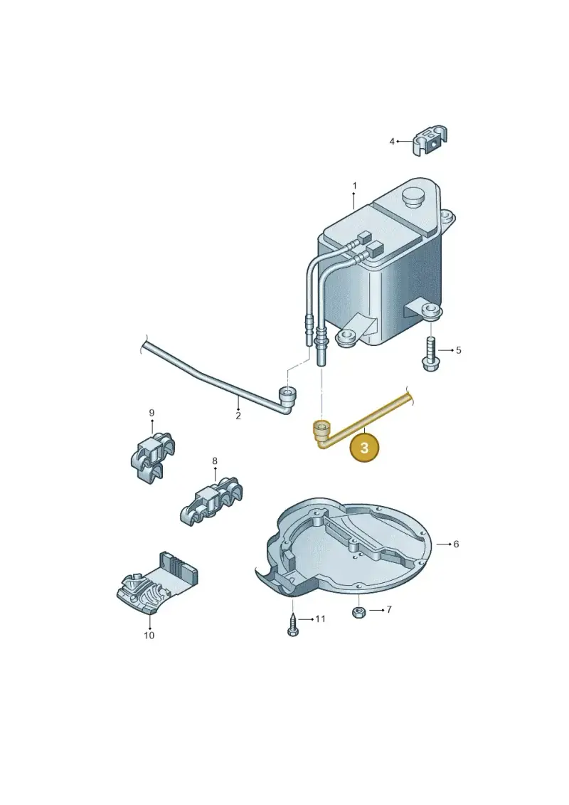 3D0201160K — Volkswagen Phaeton 4motion (2010-2016) diagram 258201950, position 3