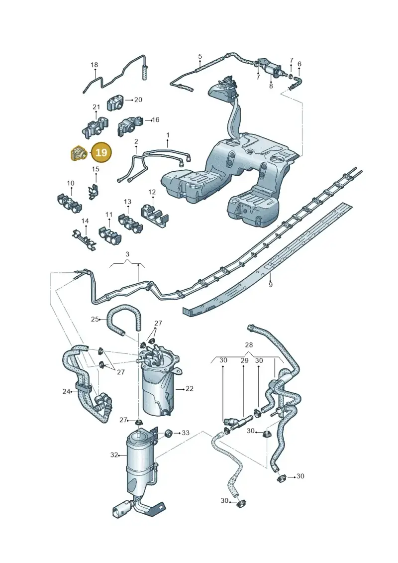 3D0201449G — Volkswagen PHAETON                08> (2007-) diagram 631201250, position 19