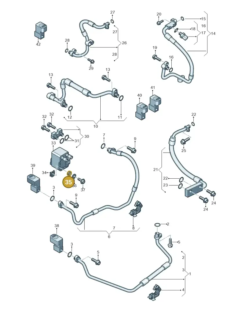 3D0422095 — Volkswagen E-Crafter 35 (2018-2024) diagram 599260450, position 35