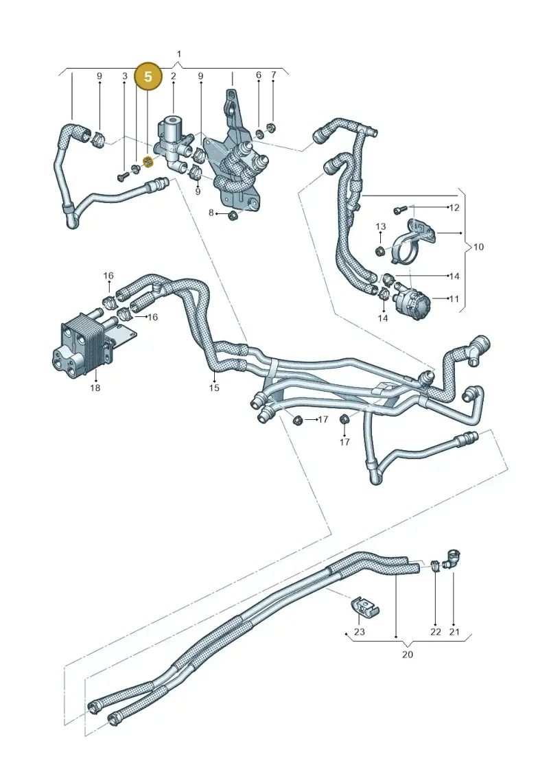 3D0422095 — Volkswagen Arteon (2017-2023) diagram 746819970, position 5