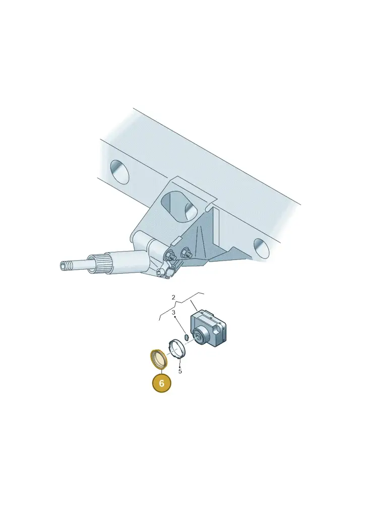 3D0905869 — Volkswagen Phaeton 4motion (2010-2016) diagram 258905800, position 6