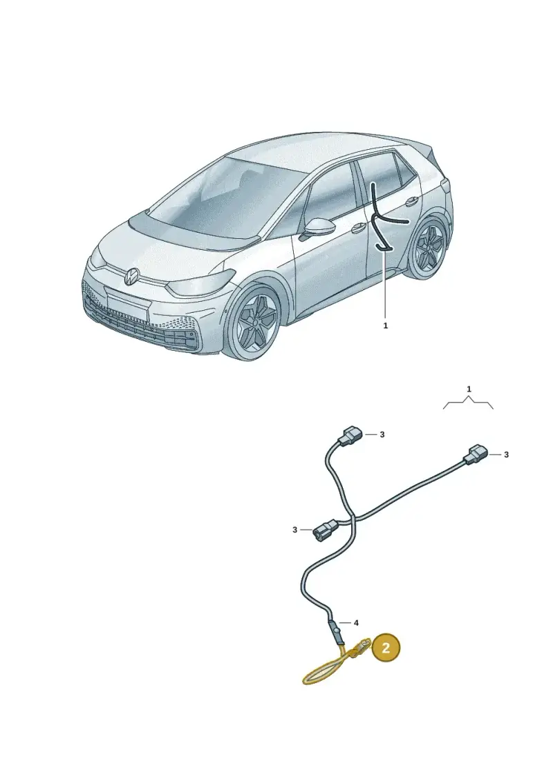 3D0972708A — Volkswagen ID.4 Pro (2020-2023) diagram 10a972028, position 2