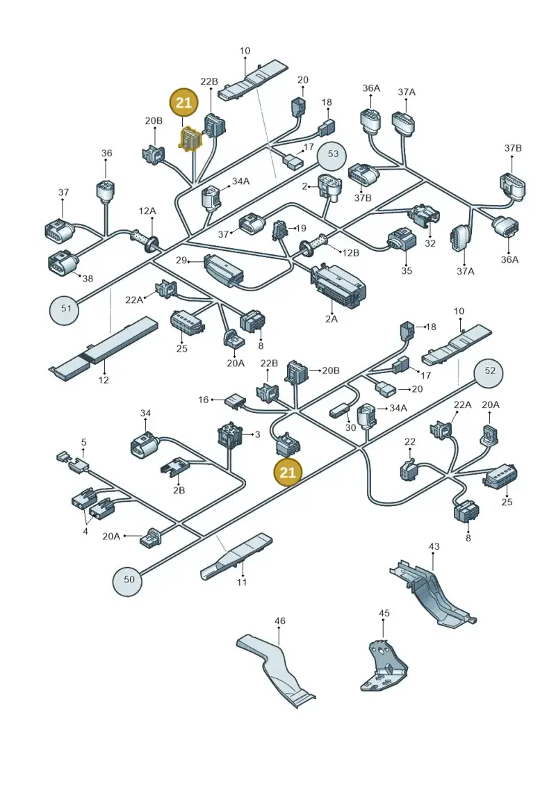 3D0972755 — Volkswagen Touareg                08> (2007-) diagram 274971820, position 21
