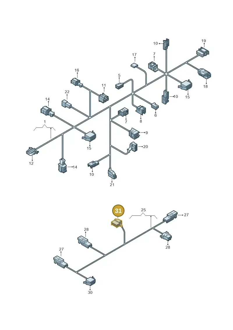3D0972883 — Volkswagen Touareg                08> (2007-) diagram 274972280, position 31