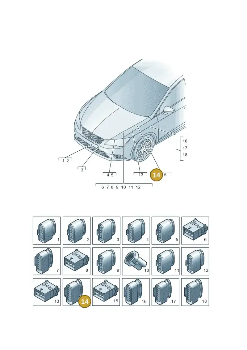 3D0973724G — SEAT Toledo (2015-2019) diagram 742971860, position 14