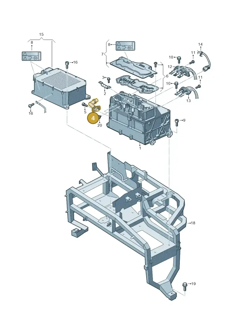 3G0121132 — Volkswagen E-Crafter 35 (2018-2024) diagram 599000003, position 4