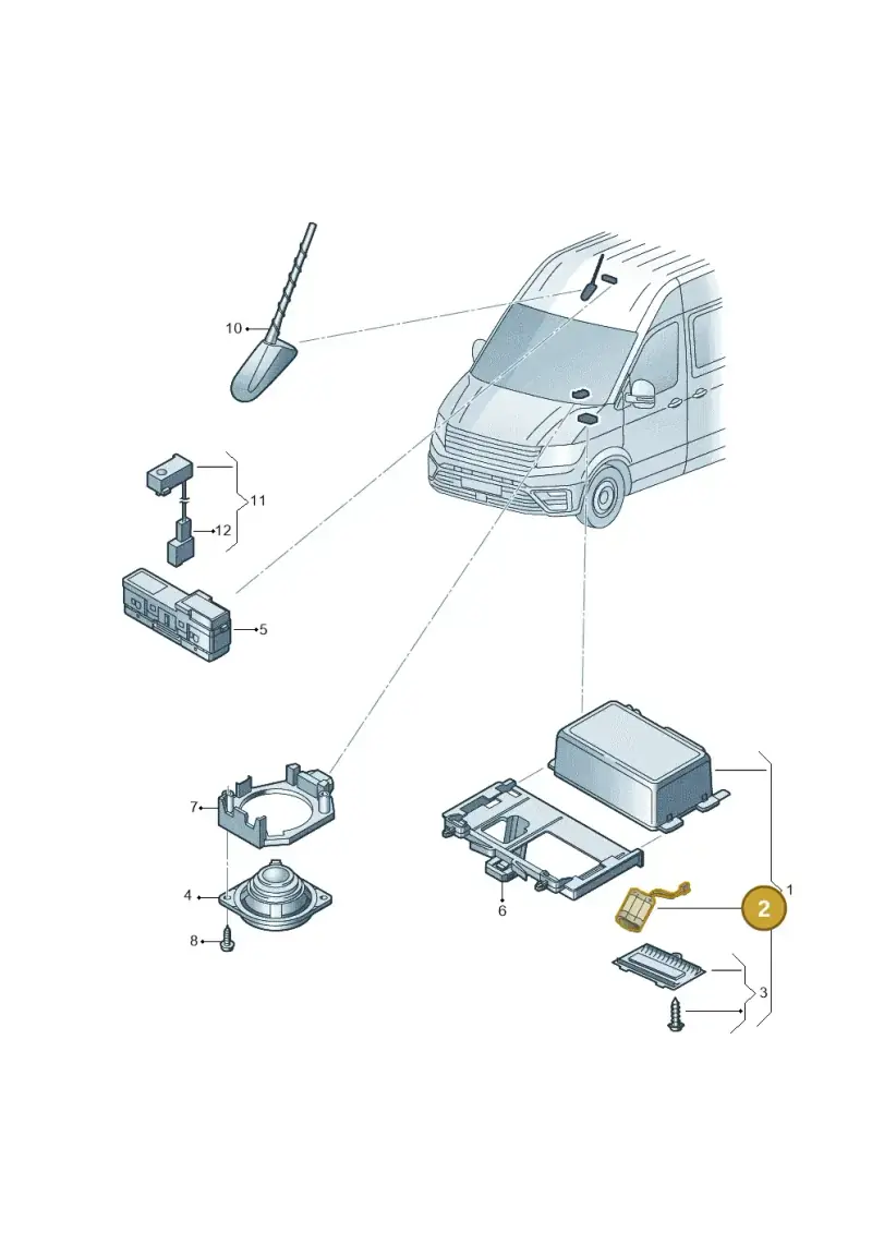 3G0915089B — Volkswagen MAN TGE 55 (2016-2021) diagram 806035600, position 2