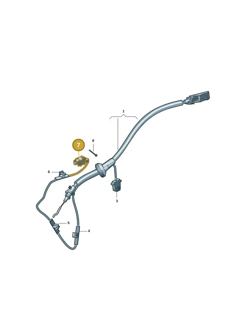 3G0973708A — Volkswagen Tiguan (2024-) diagram 57d972035, position 7