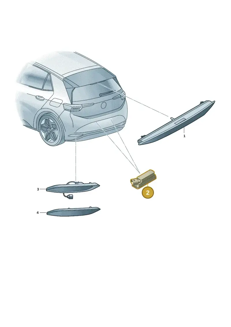 3G5943021 — Volkswagen ID.3 Pro (2019-2024) diagram 10a945020, position 2