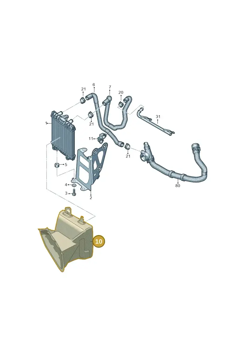3G8121334 — Volkswagen Arteon (2017-2023) diagram 828121120, position 10