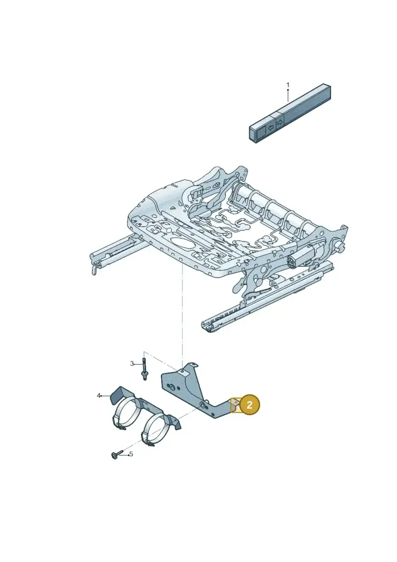 3G8860290 — Volkswagen Jetta 1.4 (2017-2024) diagram 431860000, position 2