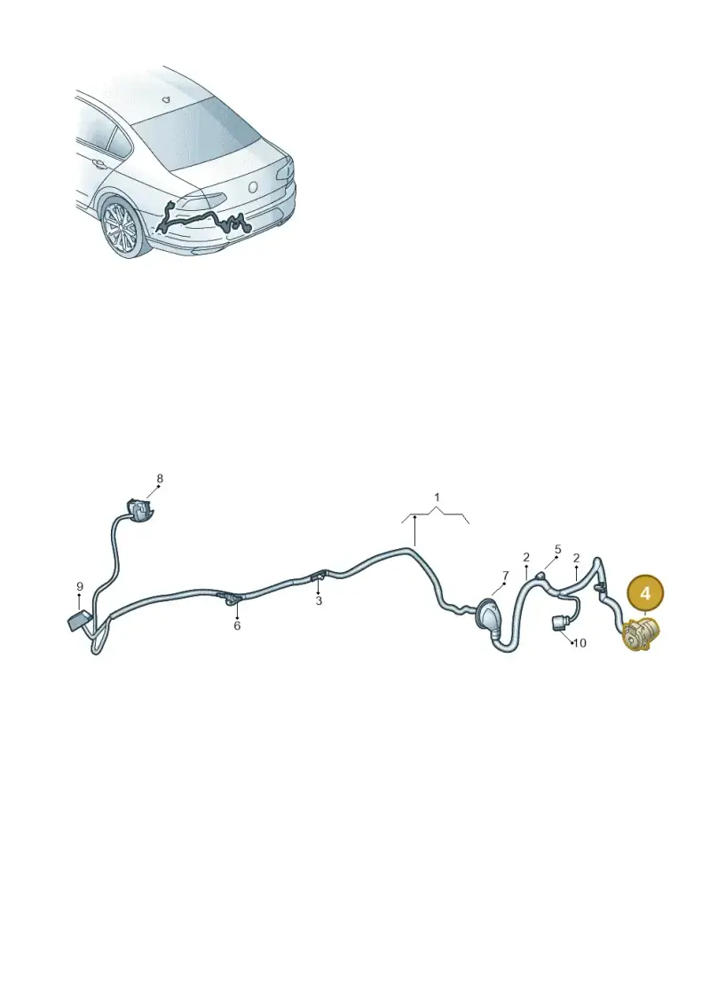 3G8945505 — Volkswagen Passat saloon (2014-2024) diagram 793972040, position 4