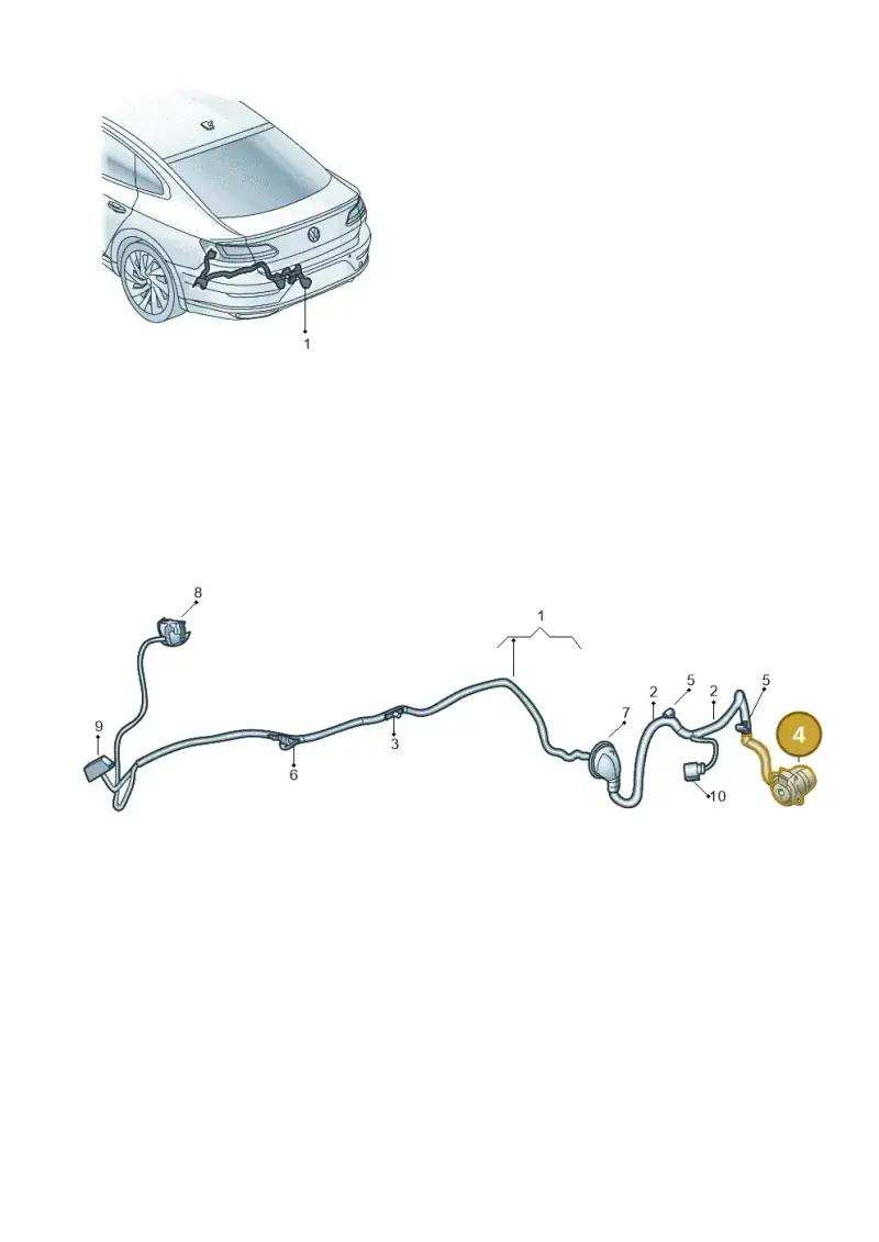 3G8945505 — Volkswagen Arteon (2017-2023) diagram 828972040, position 4