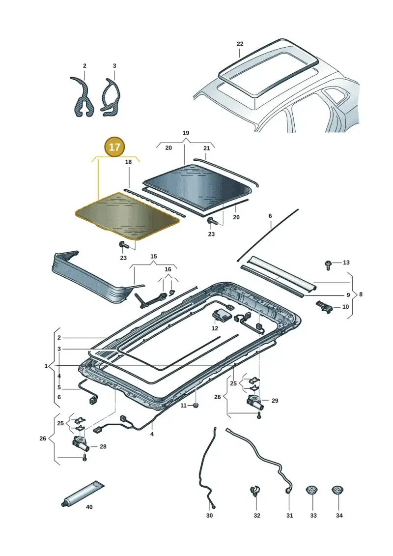 3J0877055A — Skoda Kodiaq (2024-2024) diagram 57h877000, position 17