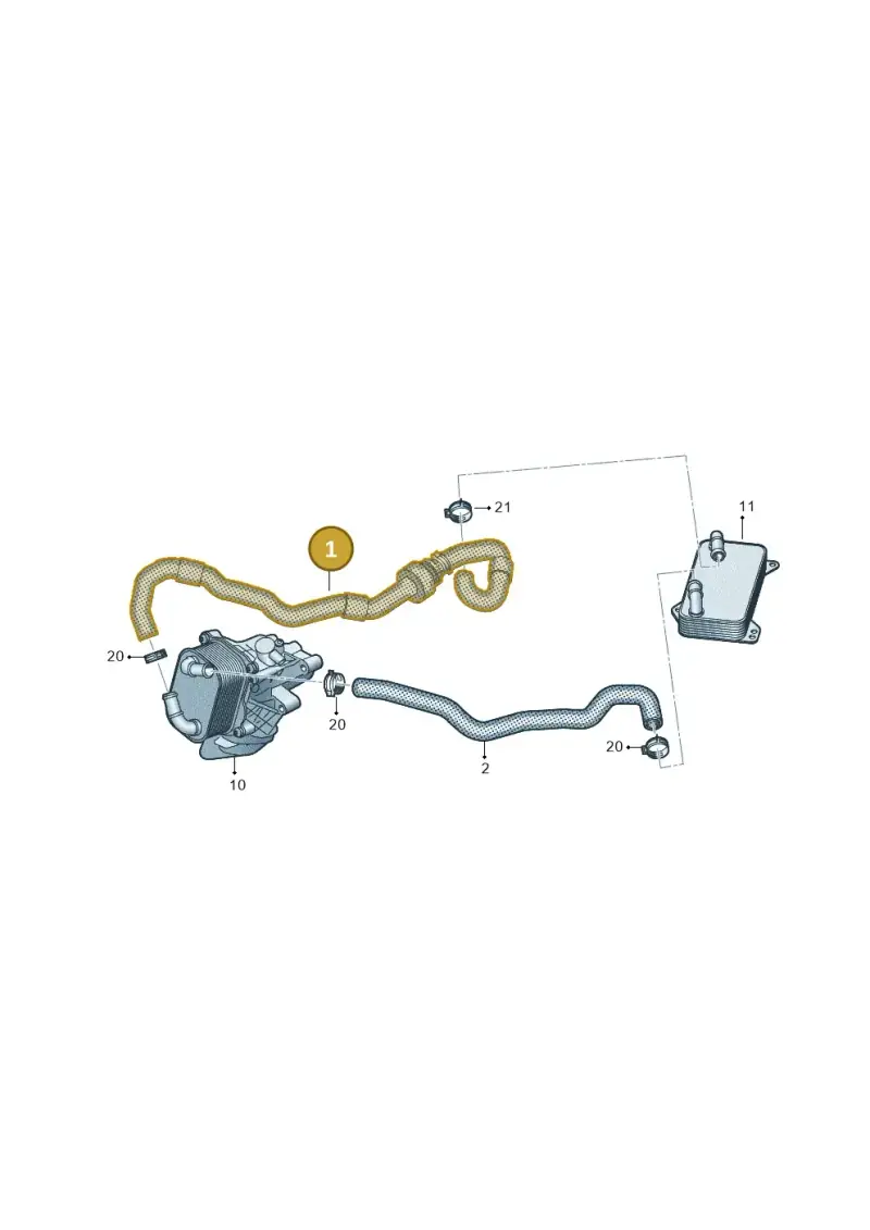 3Q0122096E — Volkswagen Golf 2.0 BlueMotion (2019-2024) diagram 597121119, position 1