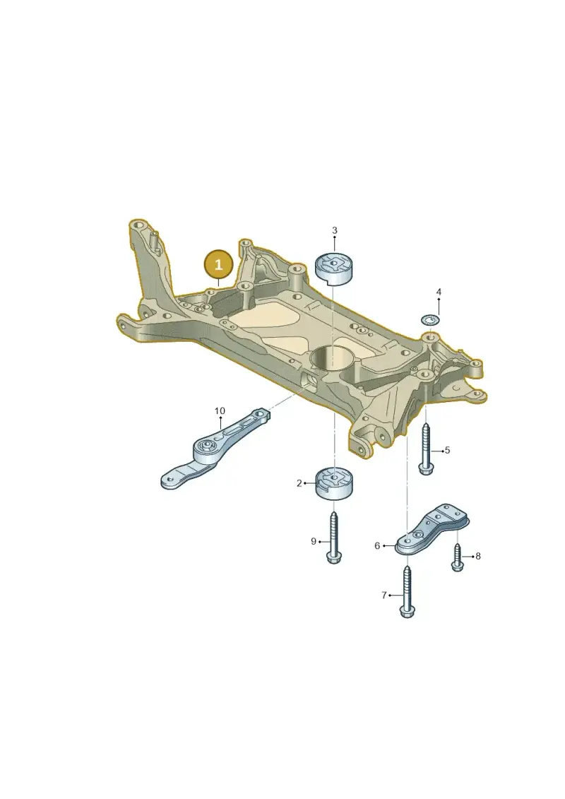 3Q0199369E — Volkswagen Passat estate (2023-) diagram 793401000, position 1