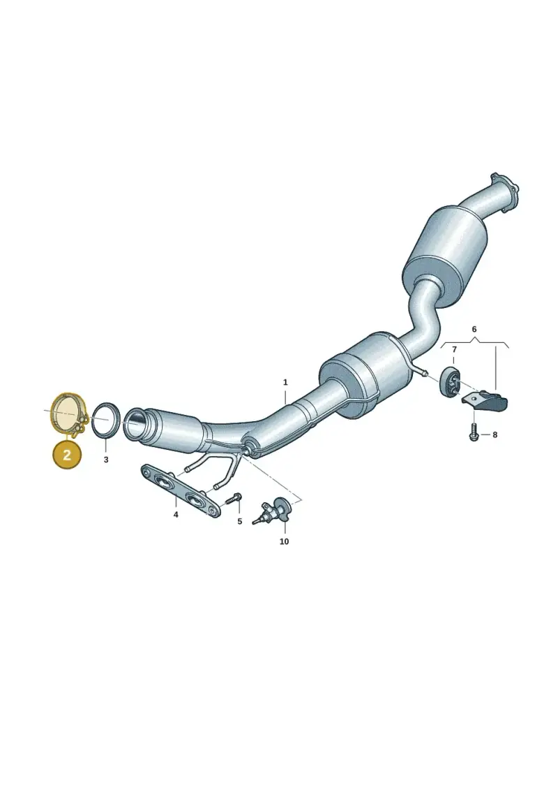 3Q0253725A — Volkswagen Multivan (2021-) diagram 7t0253260, position 2
