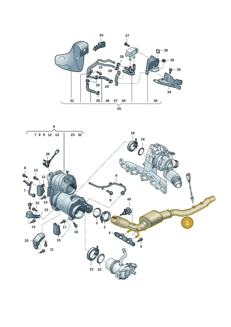 3Q0254301GX — Volkswagen Arteon (2017-2023) diagram 793253055, position 1