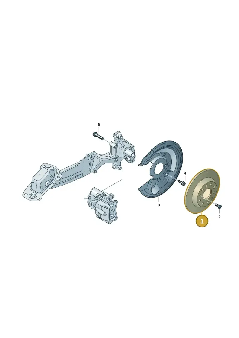 3Q0615601A — Volkswagen Passat estate (2023-) diagram 57l615600, position 1