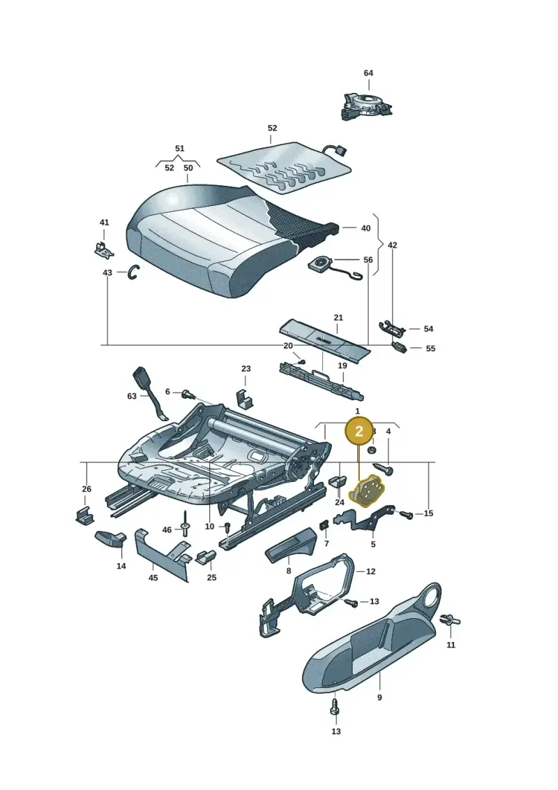 3Q0881053 — Volkswagen ID.7 Limousine Pro (2023-) diagram 5h0881000, position 2