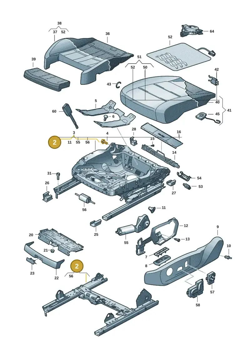 3Q0881183A — Volkswagen ID.7 Limousine Pro (2023-) diagram 14b881100, position 2