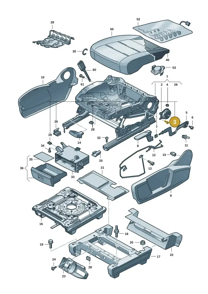 3Q0881955 — Volkswagen Multivan (2021-) diagram 7t0881000, position 3