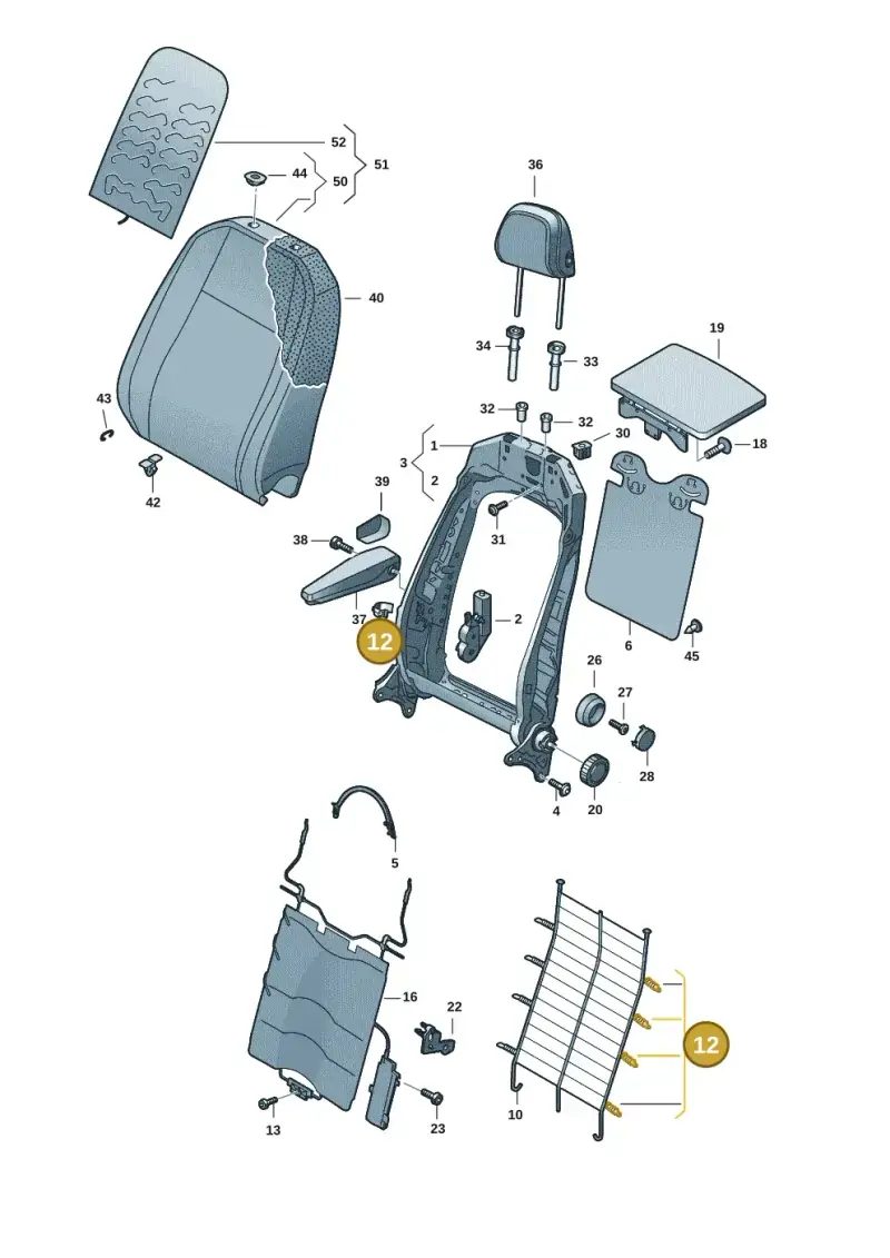 3Q0898955 — Volkswagen ID.Buzz (2022-) diagram 15a881500, position 12