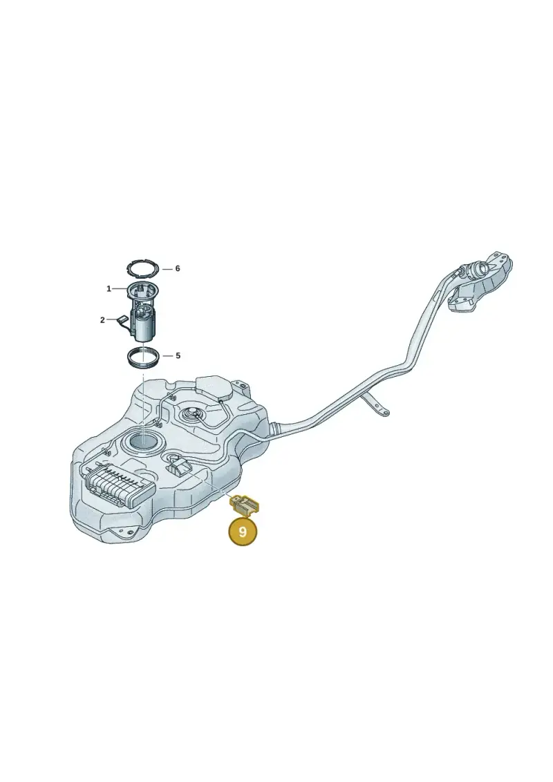 3Q0906121D — Volkswagen Multivan (2021-2025) diagram 7t0919300, position 9