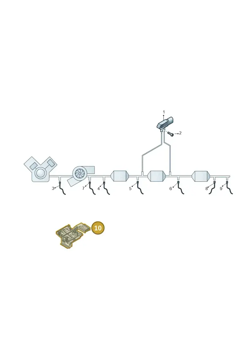 3Q0907816A — Volkswagen Passat Saloon (2014-2024) diagram 793906015, position 10