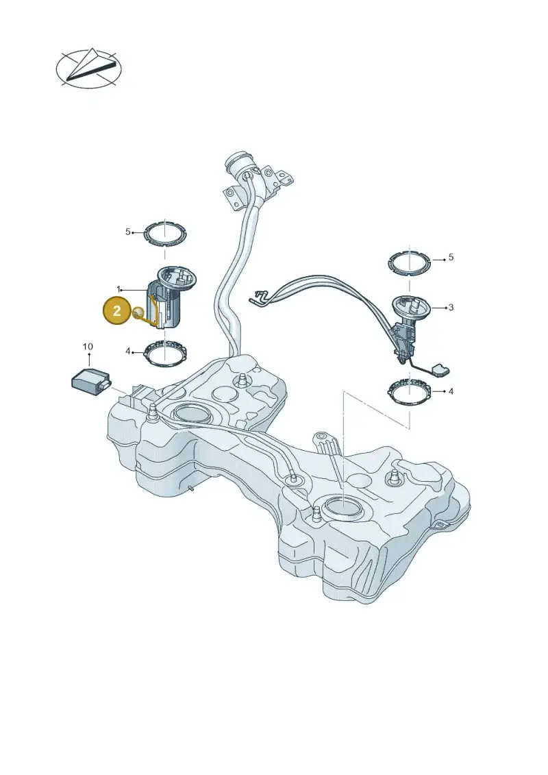 3Q0919673G — Volkswagen Passat estate (2023-) diagram 828919036, position 2