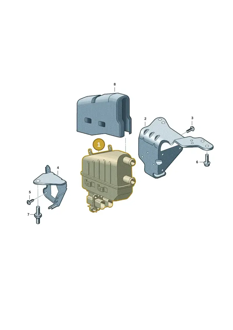 3Q0963231F — Volkswagen Multivan (2021-) diagram 7t0819500, position 1