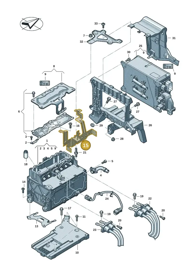 3Q0971844B — Volkswagen Multivan (2021-) diagram 7t0907080, position 15